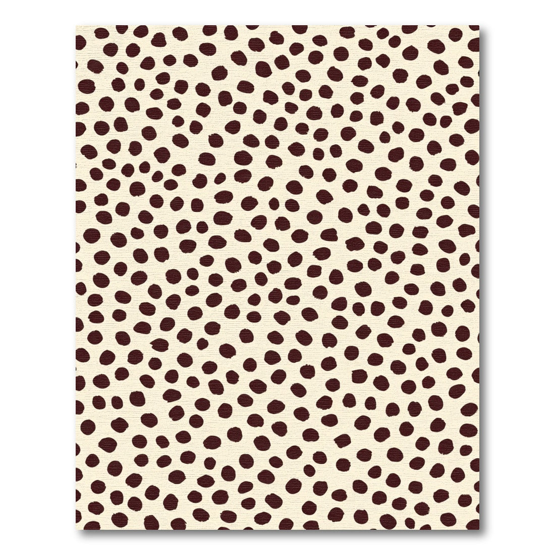 Creamy White Scattered Spots Rug