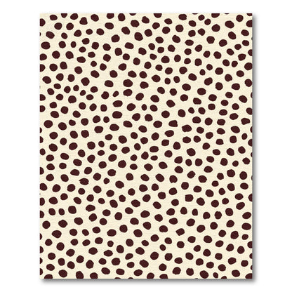 Creamy White Scattered Spots Rug