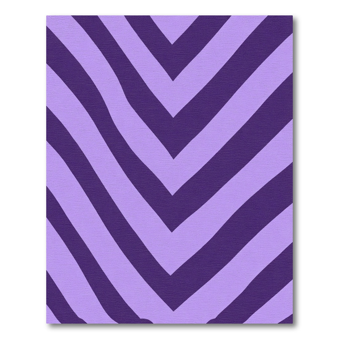 Purple Lavender Chevron Zigzag Rug