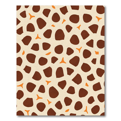 Brown And Orange Organic Spots Rug