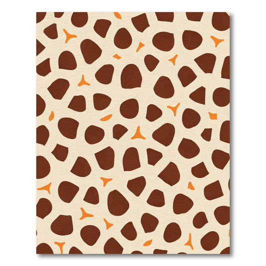 Brown And Orange Organic Spots Rug