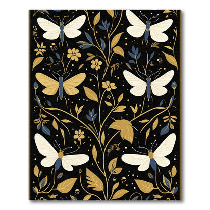 Golden Moth Botanical Garden Rug