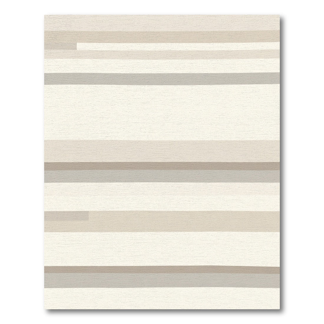 Neutral Abstract Bands Rug