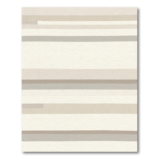 Neutral Abstract Bands Rug