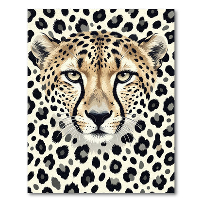 Bold Cheetah Spots Abstract Art Rug