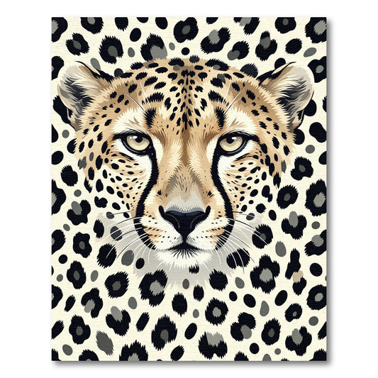 Bold Cheetah Spots Abstract Art Rug