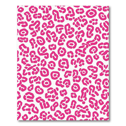 Hot Pink Leopard Spots Rug