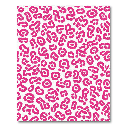 Hot Pink Leopard Spots Rug