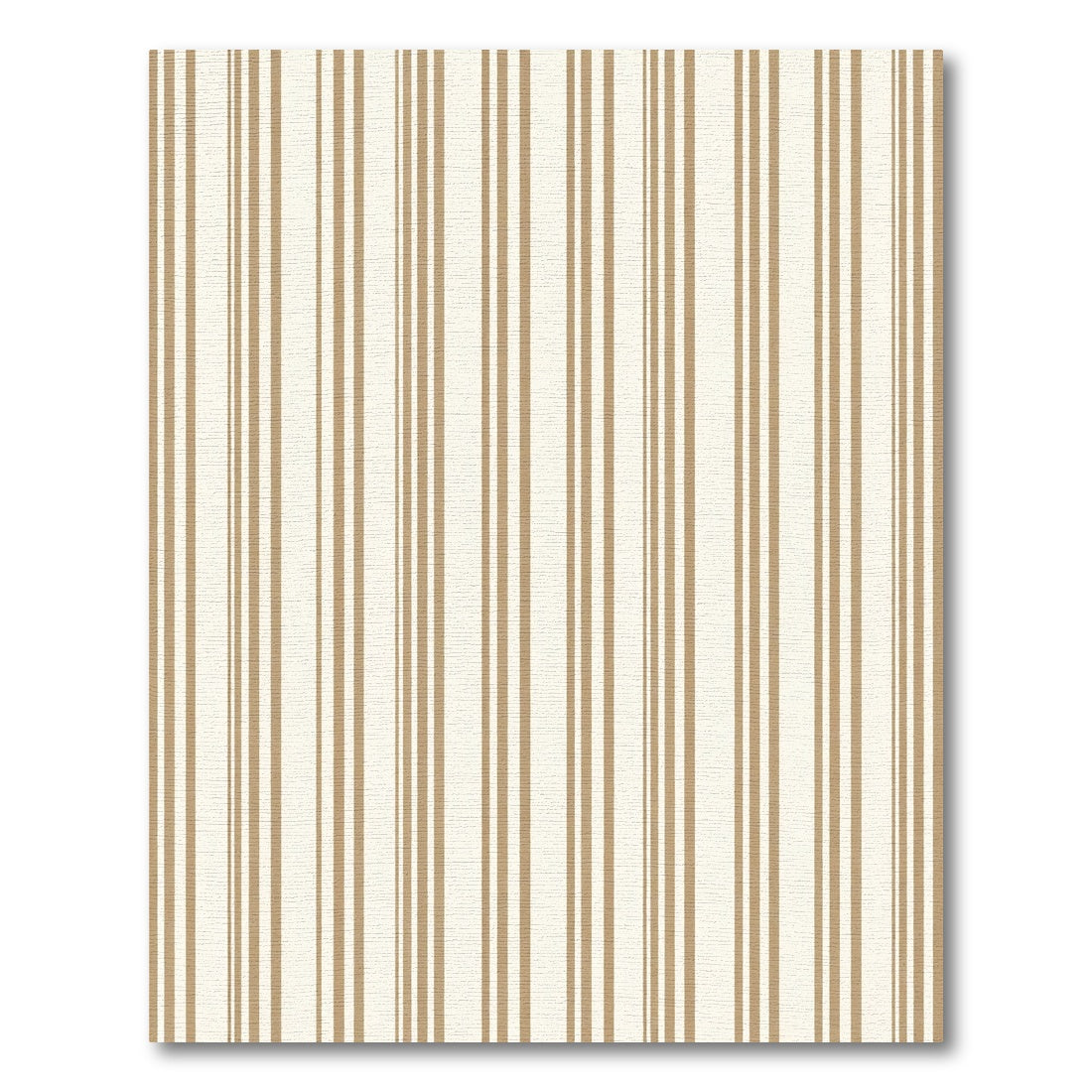Neutral Taupe Vertical Stripe Rug