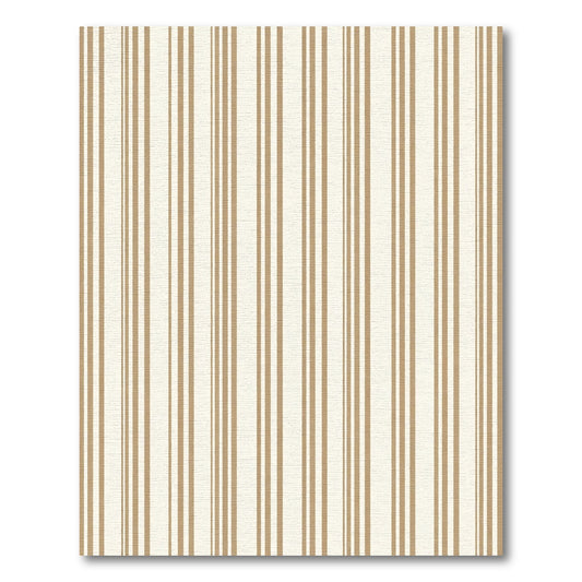 Neutral Taupe Vertical Stripe Rug