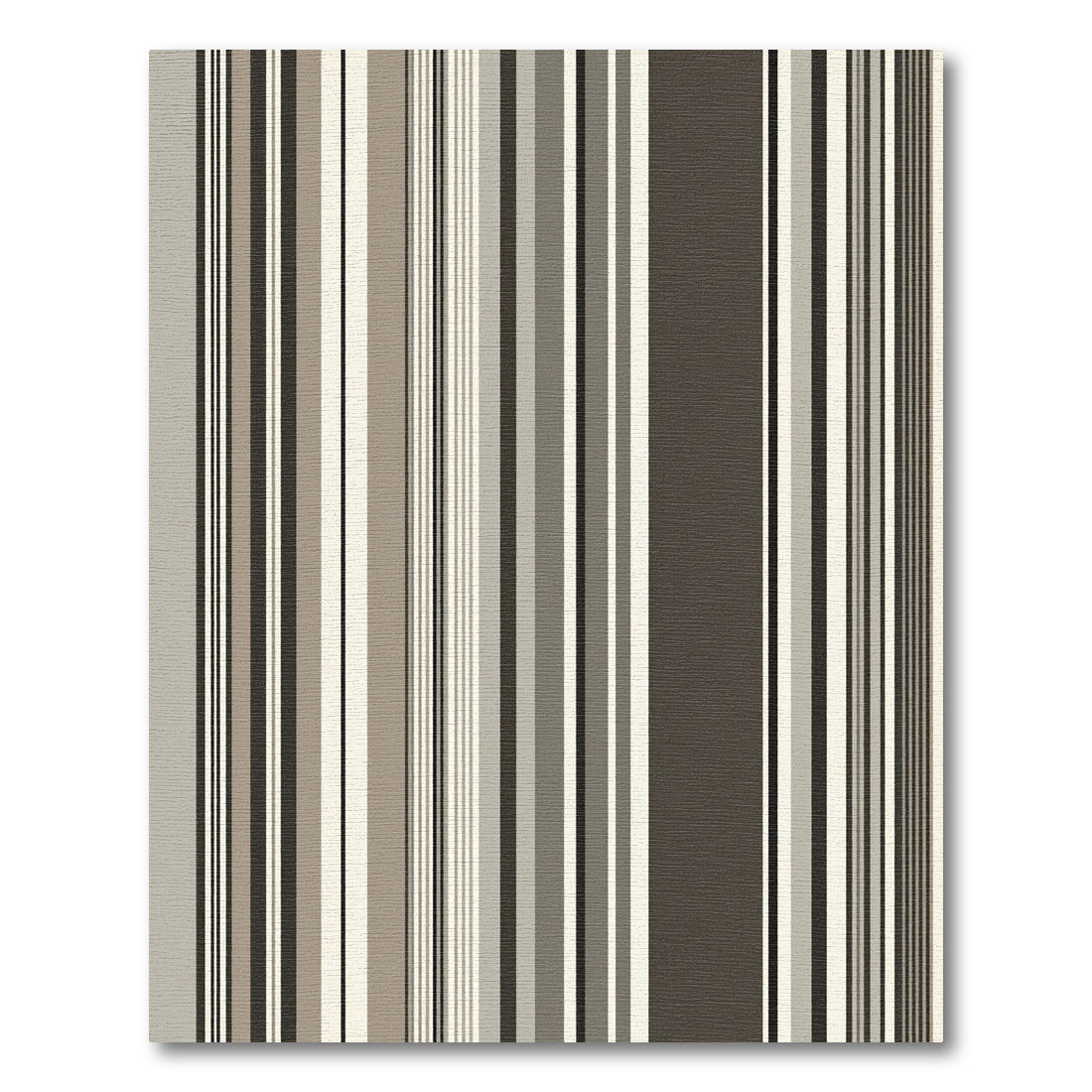 Minimalist Neutral Toned Vertical Stripe Rug