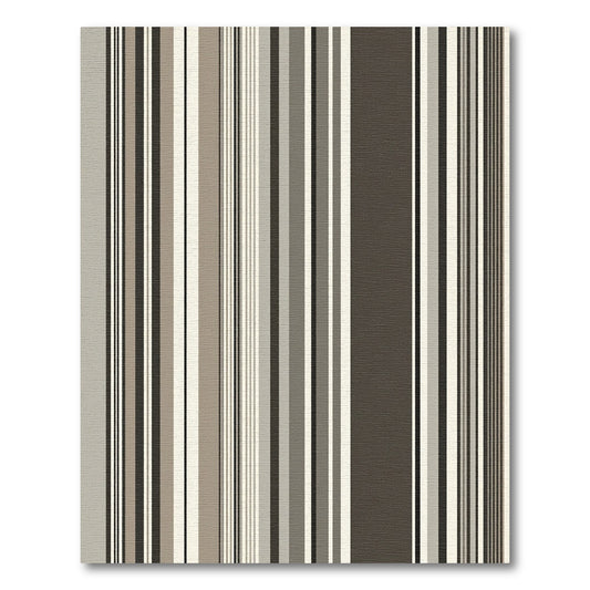 Minimalist Neutral Toned Vertical Stripe Rug