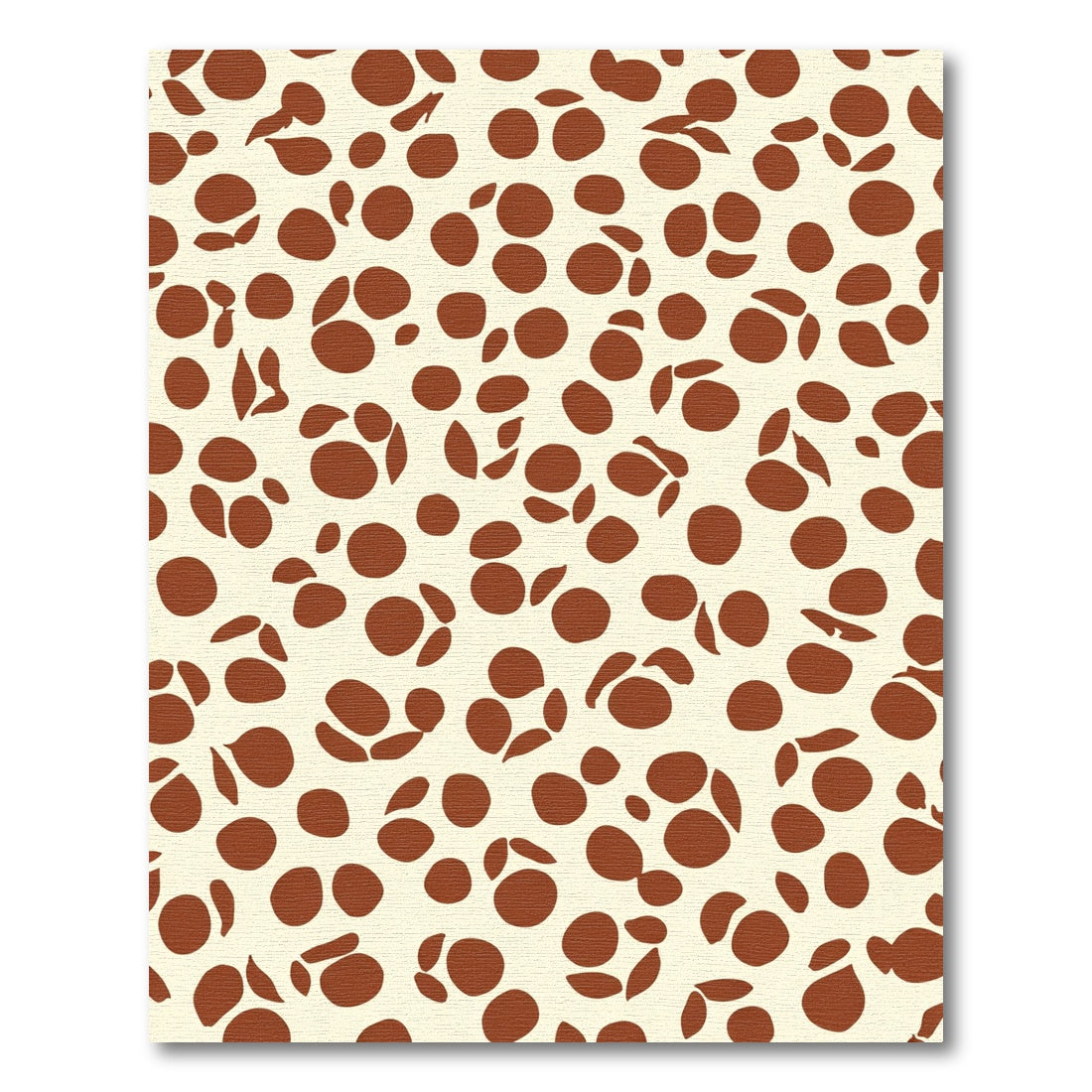 Subtle Round Splatter Overlay Rug