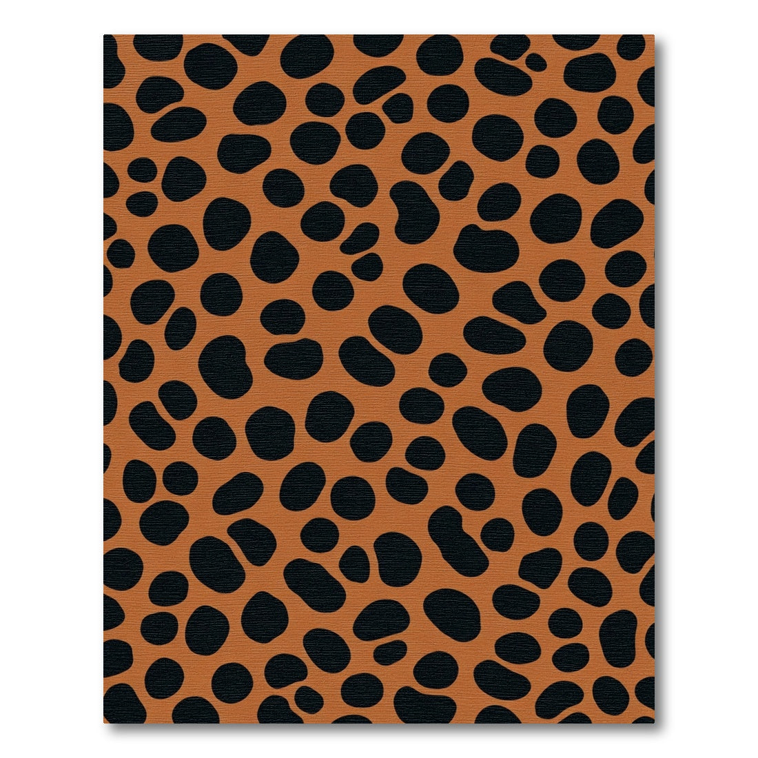 Brown Black Abstract Spots Rug
