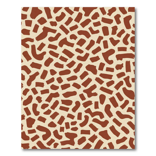 Earth Tone Organic Brushstrokes Rug