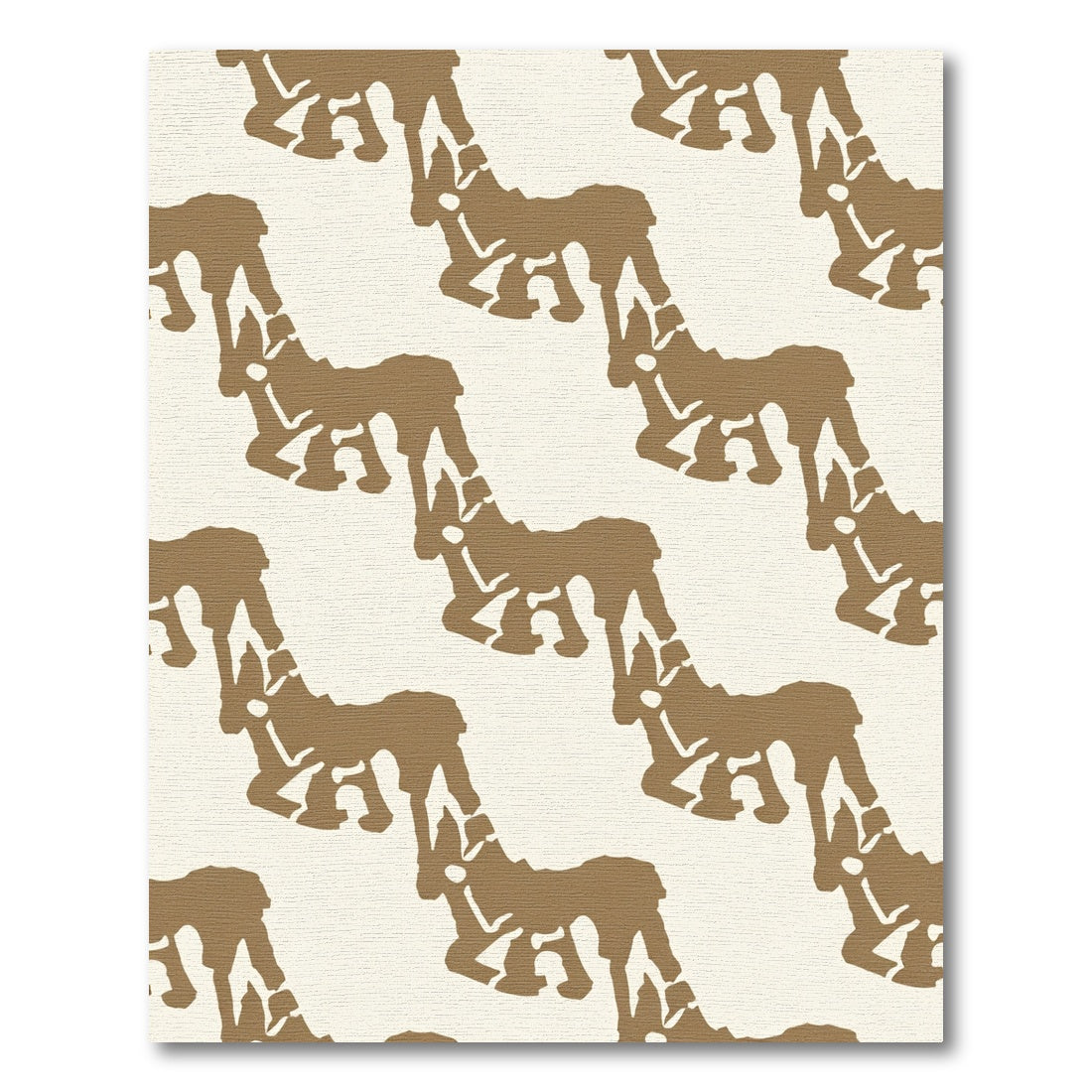Brown Antelope Zigzag Repeat Rug