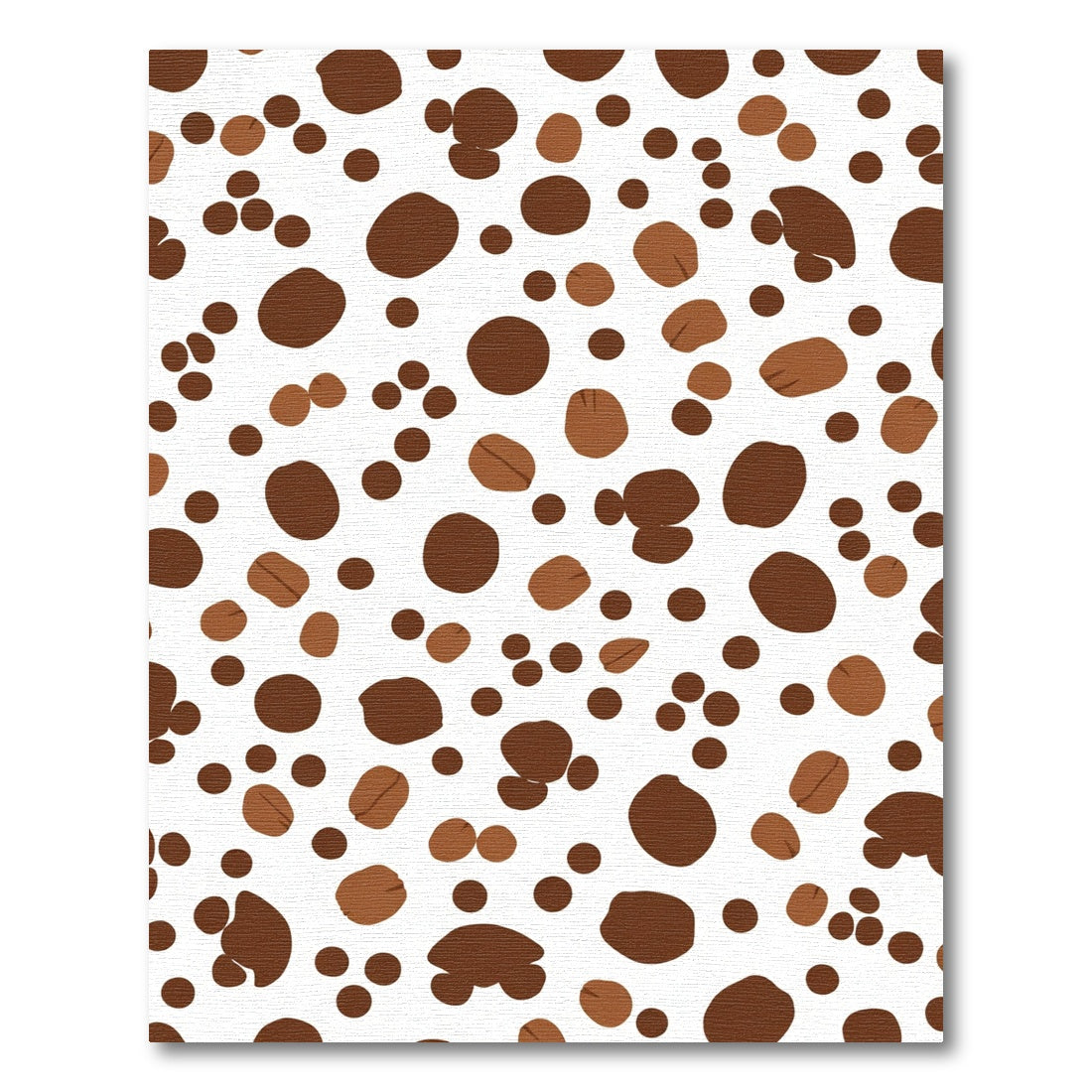 Brown Coffee Bean Spot Rug