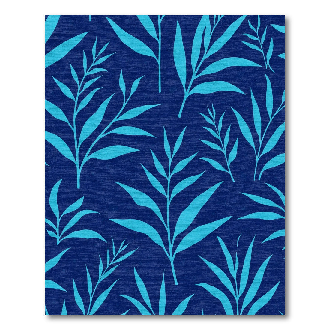 Aqua Branch Silhouette Navy Rug