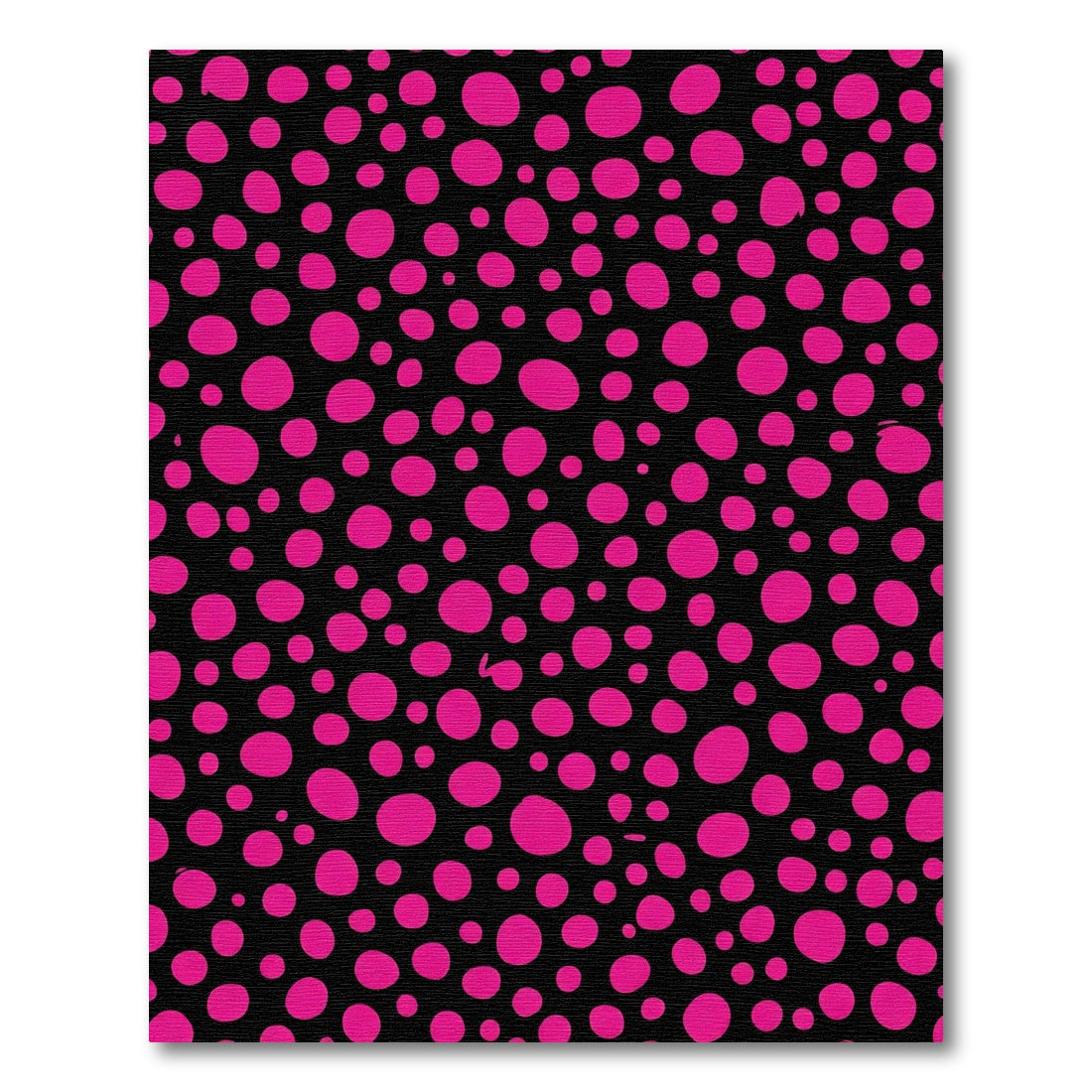Bright Pink Dot Scattered Composition Rug
