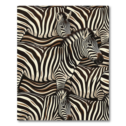 Equine Stripe Silhouette Overlay Rug
