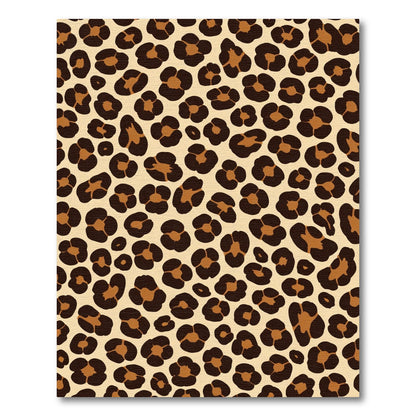 Beige Brown Leopard Spots Area Rug