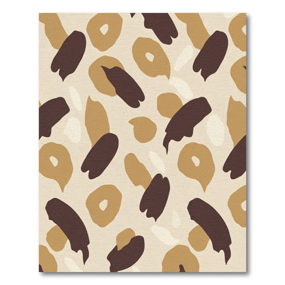 Abstract Camouflage Spots Rug