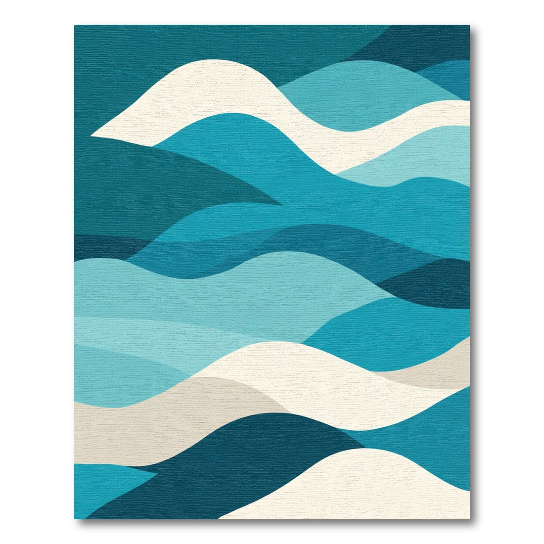 Oceanic Wave Serenity Rug