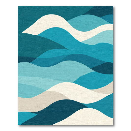Oceanic Wave Serenity Rug