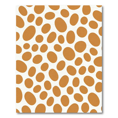 Terra Cotta Oval Spot Arrangement Rug