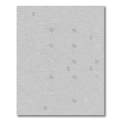 Subtle Gray Oval Speckle Rug
