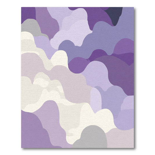 Amethyst Cloudscape Layers Rug