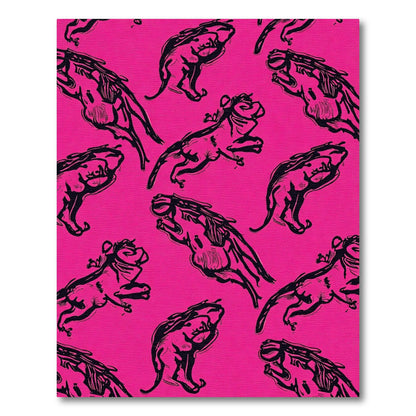 Whimsical Frogs In Motion Rug