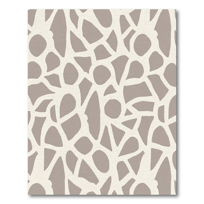 Taupe And Ivory Organic Terrain Rug