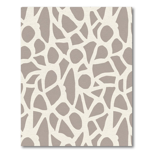 Taupe And Ivory Organic Terrain Rug