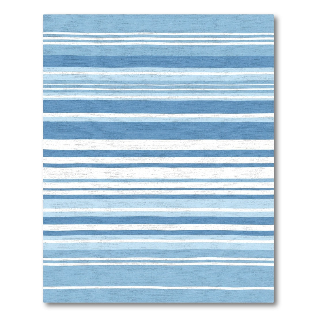 Oceanic Banded Horizon Waves Rug