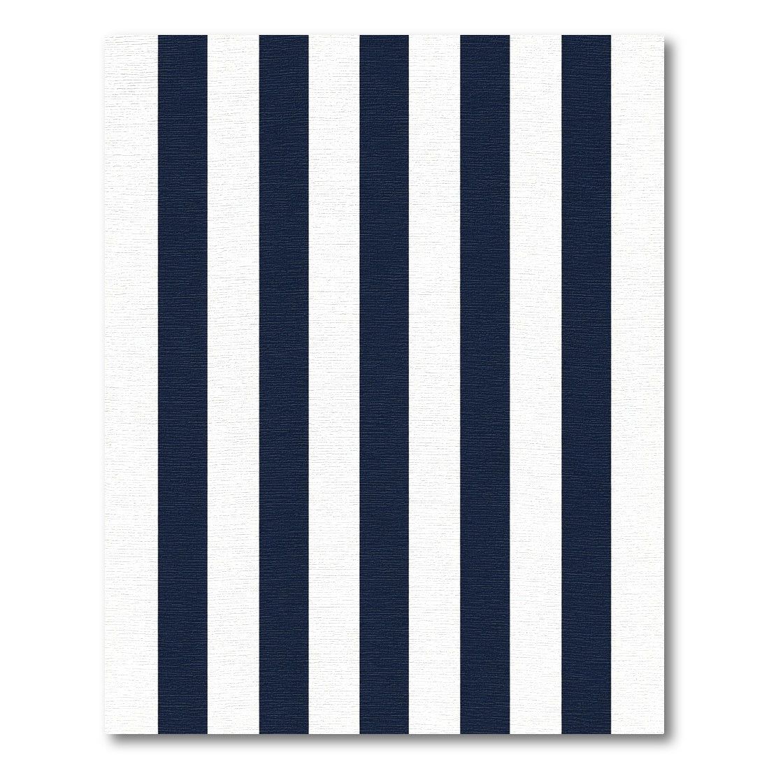 Bold Navy White Vertical Stripe Rug