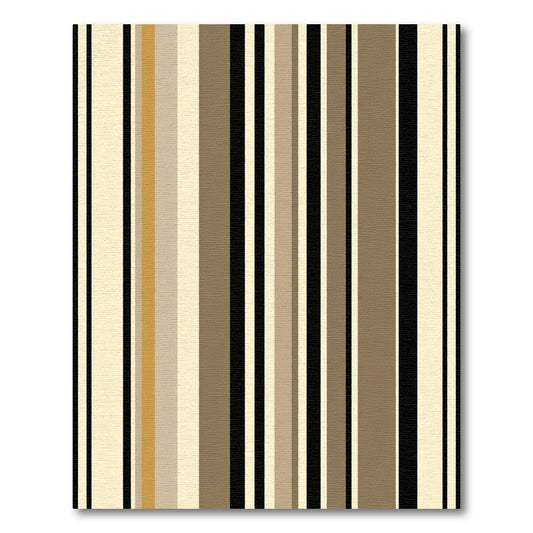 Earth Tones Vertical Striped Rug