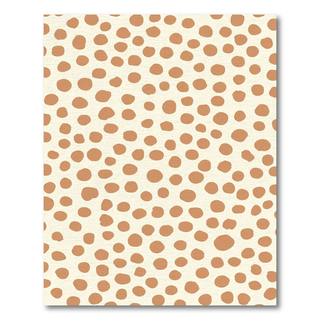 Earthy Brown Polka Dot Radiance Rug