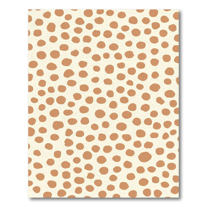 Earthy Brown Polka Dot Radiance Rug