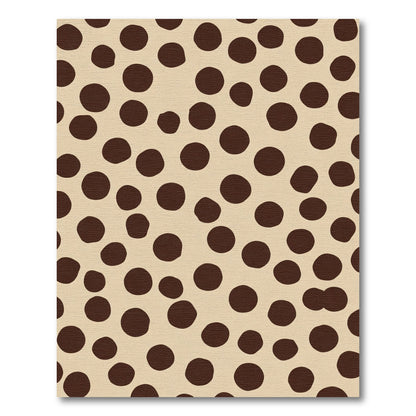Brown Chocolate Dot Harmony Rug