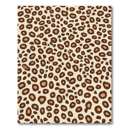 Natural Leopard Spot Accents Rug