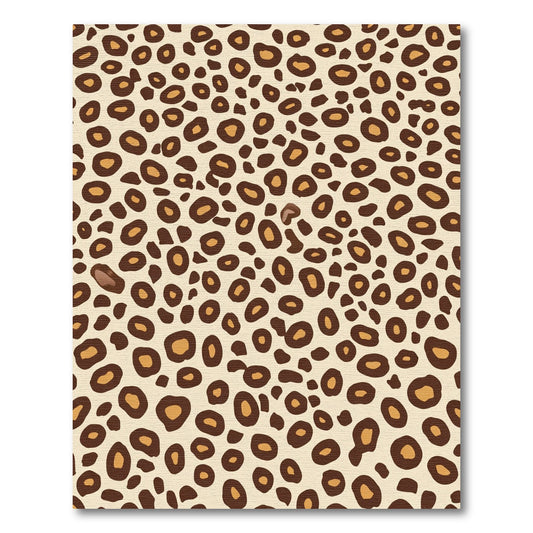 Natural Leopard Spot Accents Rug
