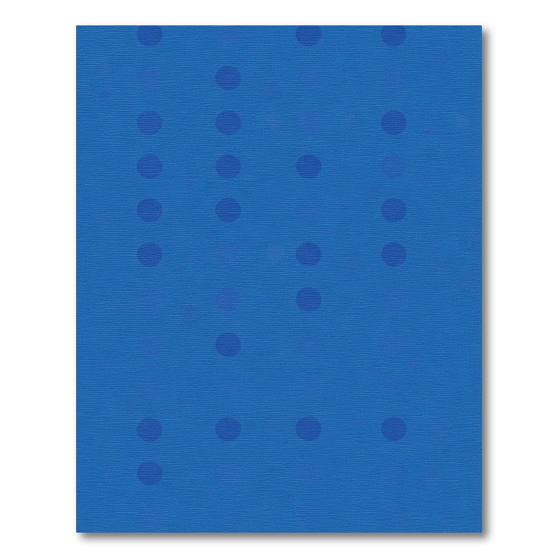 Bright Blue Polka Dot Grid Rug