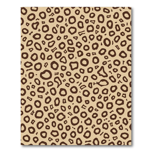 Brown Spotted Beige Natural Animal Rug