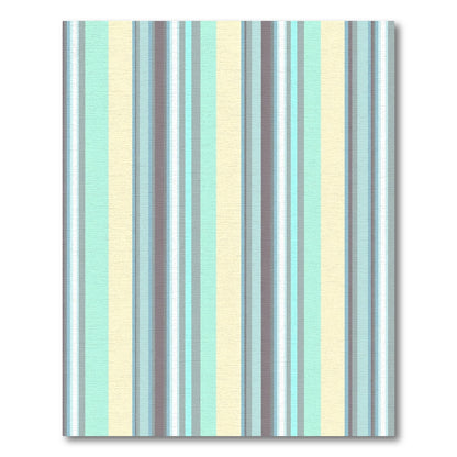 Soft Pastel Stripe Composition Rug