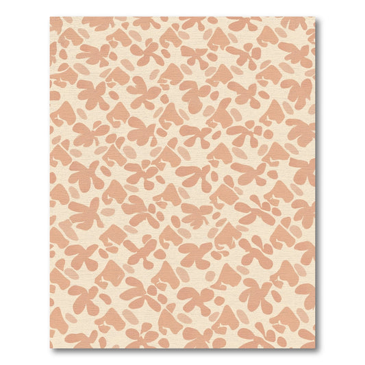 Tangerine Organic Shapes Abstract Softness Rug