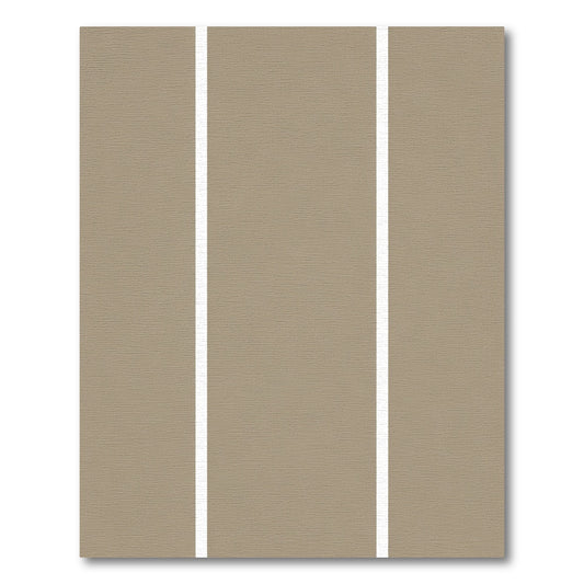 Subtle Beige Vertical Stripe Rug