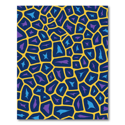 Bold Geometric Animal Skin Rug