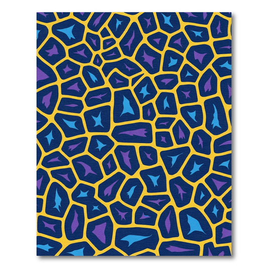 Bold Geometric Animal Skin Rug