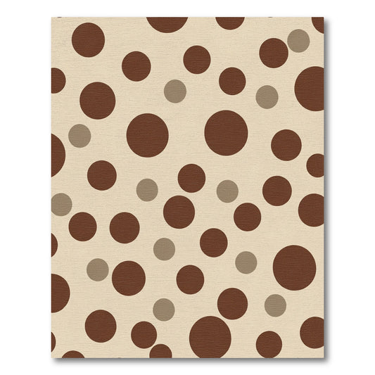 Earth Tones Scattered Circles Rug